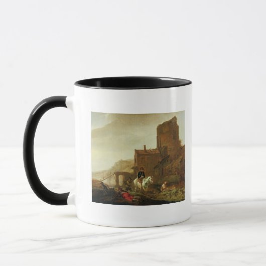 Reiter und Badegast Tasse (Links)