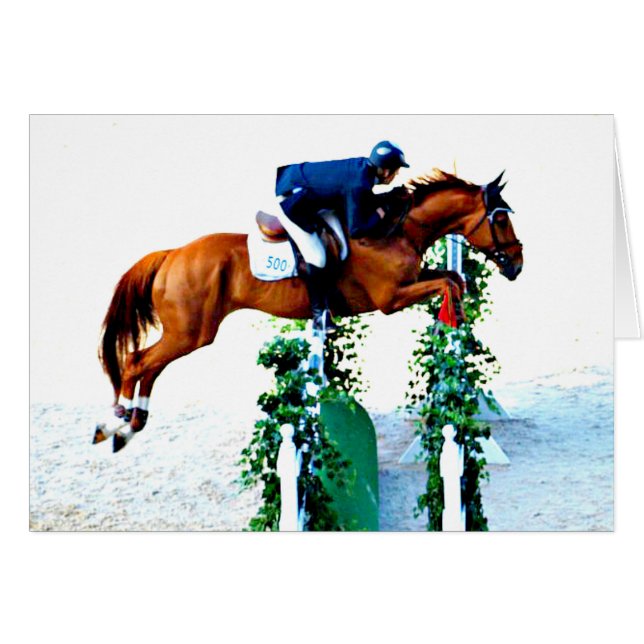 Reiter und Reiter im Jumperring (Vorderseite (Horizontal))