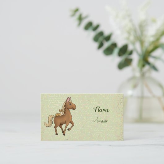 Reiter visitenkarte (Stehend Vorderseite)