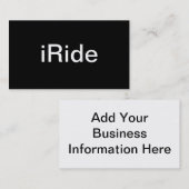 Reiter-Visitenkarte Visitenkarte (Vorne/Hinten)