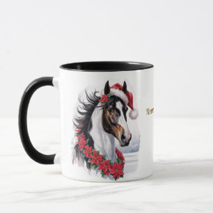 Reiter-Weihnachts-Kaffeetasse Tasse