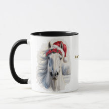 Reiter-Weihnachts-Kaffeetasse