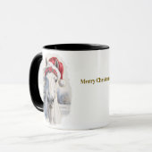 Reiter-Weihnachts-Kaffeetasse Tasse (Vorderseite Links)