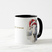 Reiter-Weihnachts-Kaffeetasse Tasse (VorderseiteRechts)