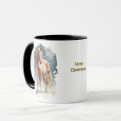 Reiter-Weihnachts-Kaffeetasse Tasse (Vorderseite Links)