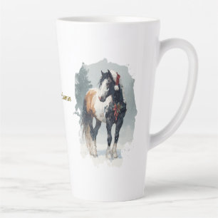 Reiter-Weihnachts-Latte-Macchiato-Tasse Milchtasse