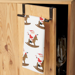 Reiter-Weihnachtsgeschenk Geschirrtuch