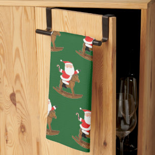Reiter-Weihnachtsgeschenk Geschirrtuch
