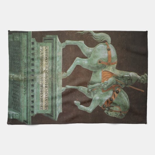 Reiterdenkmal an Sir John Hawkwood, Uccello Geschirrtuch (Horizontal)