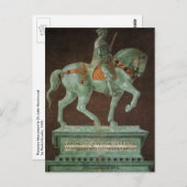 Reiterdenkmal an Sir John Hawkwood, Uccello Postkarte (Vorne/Hinten)