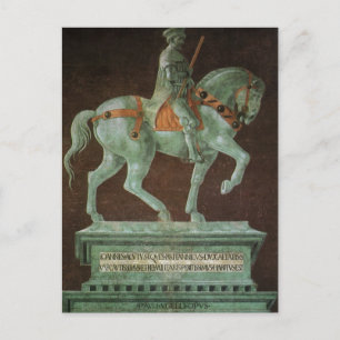 Reiterdenkmal an Sir John Hawkwood, Uccello Postkarte