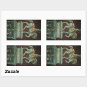 Reiterdenkmal an Sir John Hawkwood, Uccello Rechteckiger Aufkleber (Blatt)