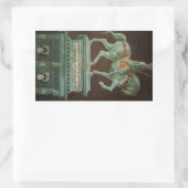 Reiterdenkmal an Sir John Hawkwood, Uccello Rechteckiger Aufkleber (Tasche)