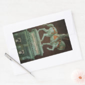 Reiterdenkmal an Sir John Hawkwood, Uccello Rechteckiger Aufkleber (Umschlag)