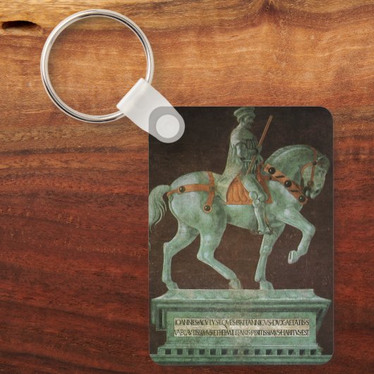 Reiterdenkmal an Sir John Hawkwood, Uccello Schlüsselanhänger (Vorderseite)