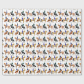 Reiterdressage-PferdePackpapier Geschenkpapier (Flach)