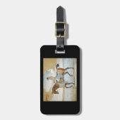 ReiterGodolphin arabisches Thoroughbred-Pferd Gepäckanhänger (Vorderseite vertikal)