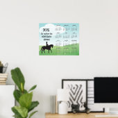 Reiterkalender Poster 2025 (Heimbüro)