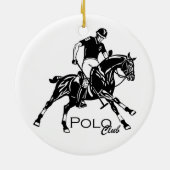 Reiterpolosportverein Keramik Ornament (Hinten)