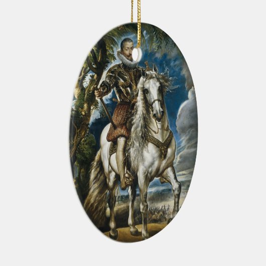 Reiterporträt des Herzogs von Lerma Rubens Keramikornament (Rechts)