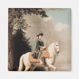 Reiterporträt von Catherine II Magnet