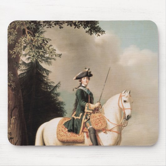 Reiterporträt von Catherine II Mousepad (Vorne)