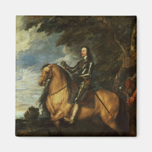 Reiterporträt von Charles I c.1637-38 Magnet