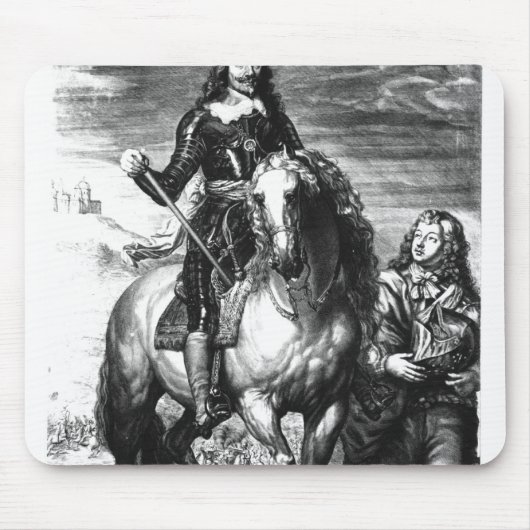 Reiterporträt von Charles I Mousepad (Vorne)