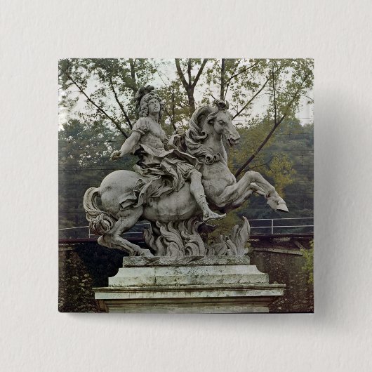 Reiterporträt von Louis XIV 2 Button (Vorderseite)