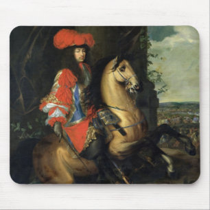 Reiterporträt von Louis XIV Mousepad