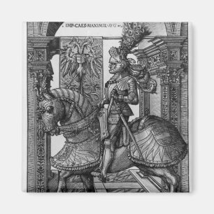 Reiterporträt von Maximilian I c.1508 Magnet