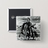 Reiterporträt von Oliver Cromwell Button (Vorne & Hinten)