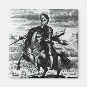 Reiterporträt von Oliver Cromwell Magnet