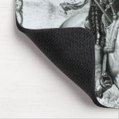 Reiterporträt von Oliver Cromwell Mousepad (Ecke)