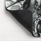 Reiterporträt von Oliver Cromwell Mousepad (Ecke)