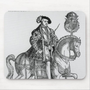 Reiterporträt von Philip II von Spanien Mousepad