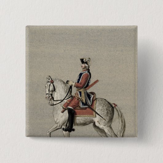 Reiterporträt von Prinzen Charles Button (Vorderseite)