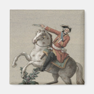 Reiterporträt von Prinzen Charles Magnet