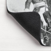 Reiterporträt von Thomas Alexandre Mousepad (Ecke)
