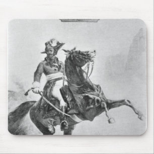 Reiterporträt von Thomas Alexandre Mousepad