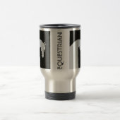 Reiterreise-Tassen-PferdeSilhouette-Kaffeetasse Reisebecher (Mittel)