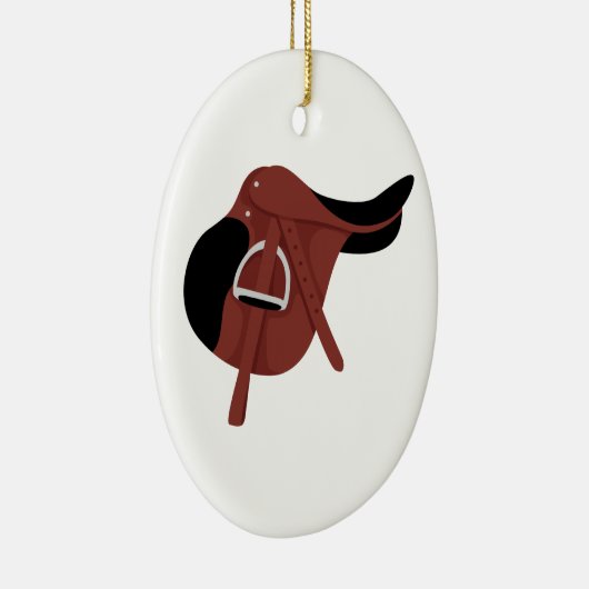 Reitersattel Keramik Ornament (Rechts)