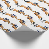 Reitershow-Pullover-Pferdegeschenk-Verpackung Geschenkpapier (Ecke)