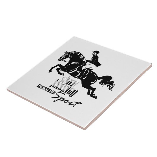 Reitershowspringen Fliese (Seite)