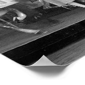 Reiterskarussell für Kinder, 1925. Vintages Foto Poster (Ecke)