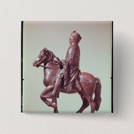 Reiterstatue von Karl der Große Button (Vorderseite)