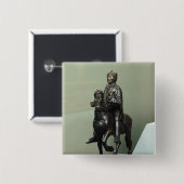 Reiterstatue von Karl der Große Button (Vorne & Hinten)