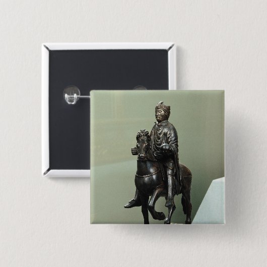 Reiterstatue von Karl der Große Button (Vorne & Hinten)