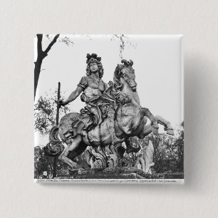 Reiterstatue von Louis XIV Button