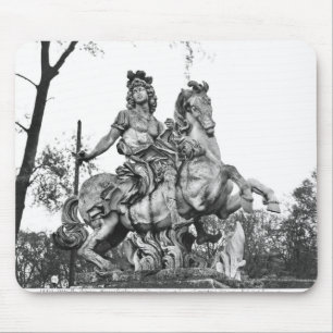 Reiterstatue von Louis XIV Mousepad
